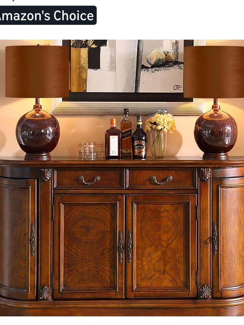 Burnt Orange Velvet Drum Lamp Shade - Set of 2